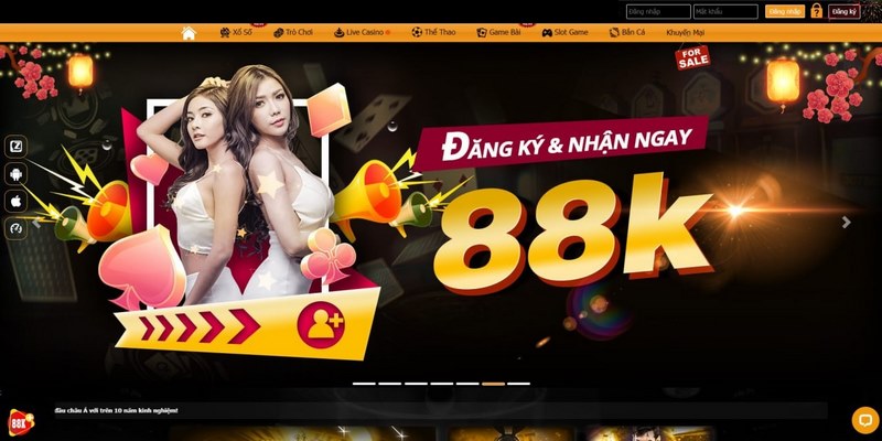 Giao diện website trang chủ chuyên nghiệp