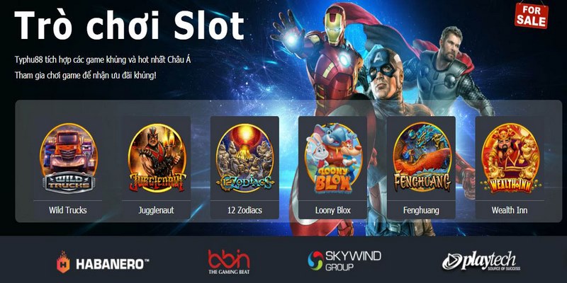 Slot Games tại Typhu88 được yêu thích bởi chất lượng 